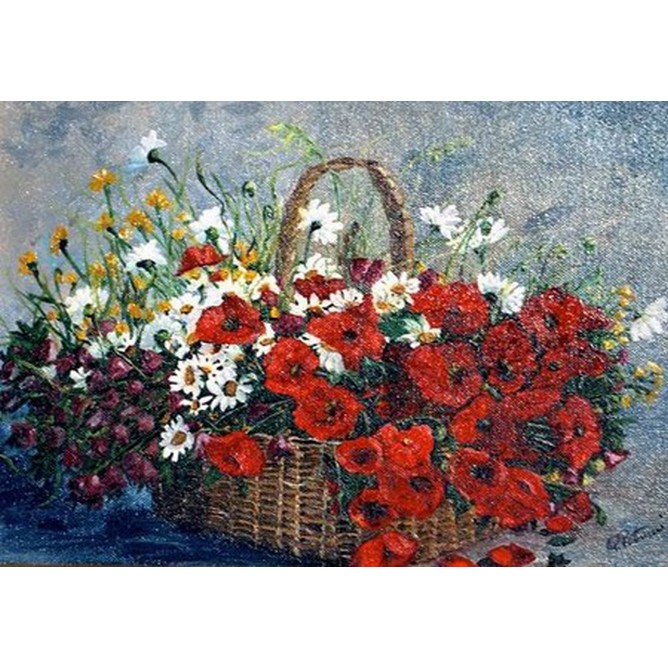 Cesto fiori di campo